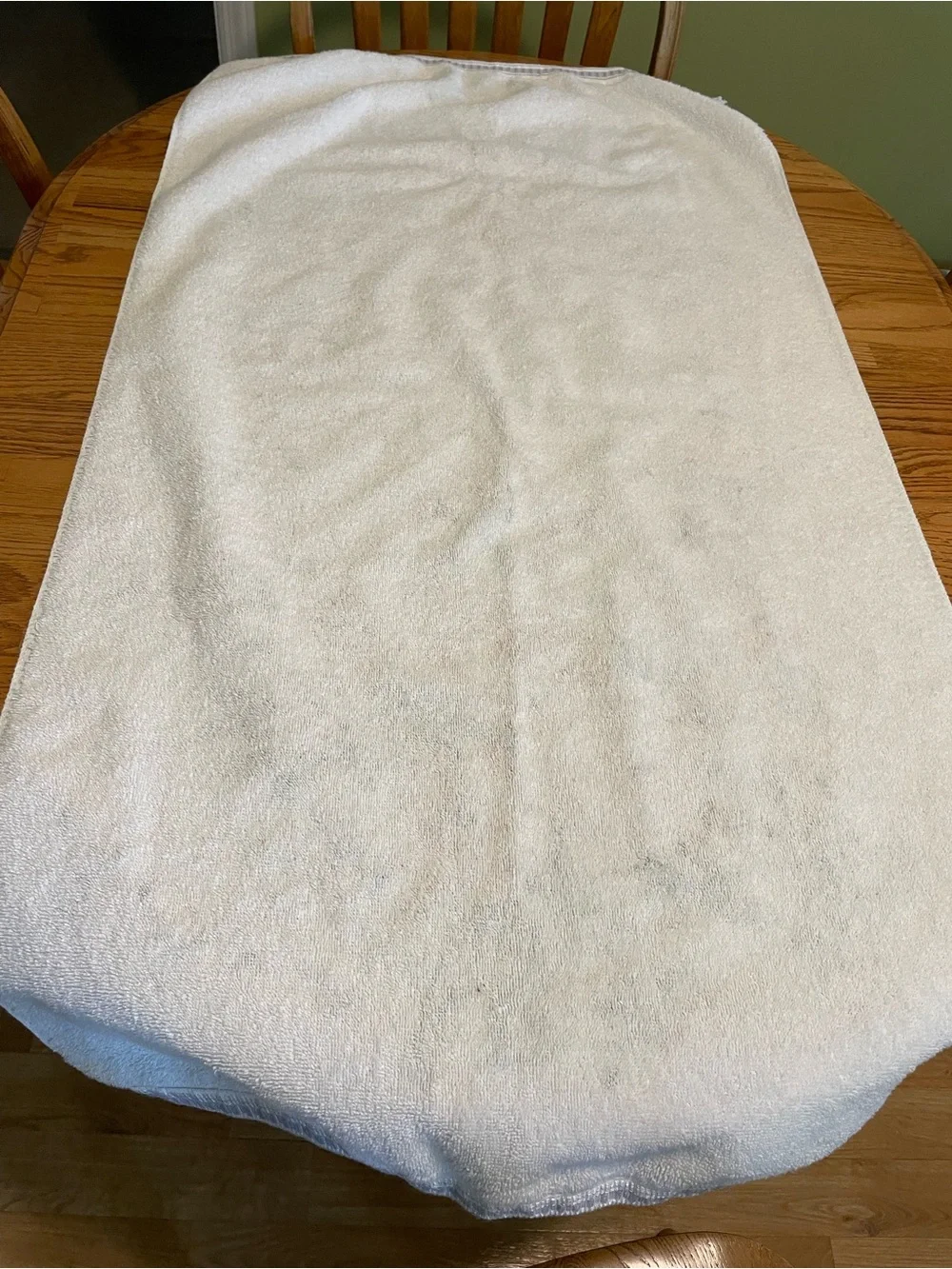 Floral Rose Print Bath Towel Set - Cream and Pink
